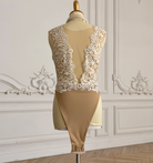 Black PALACE luxury bodysuit top by Atelier Calliste, form-fitting design with elegant long sleeves and smooth fabric.