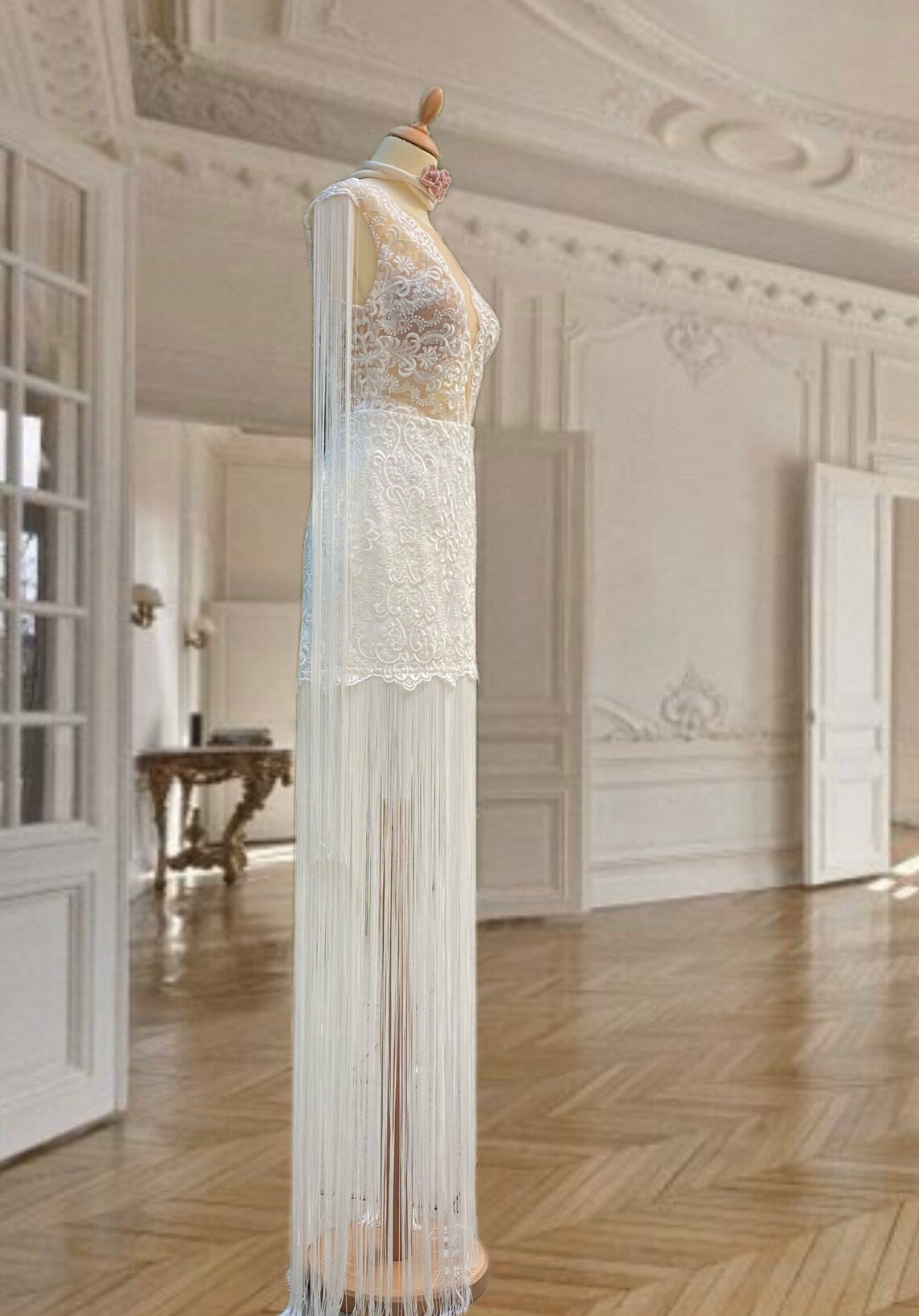 PALACE Lace & Fringle dress - Atelier Calliste