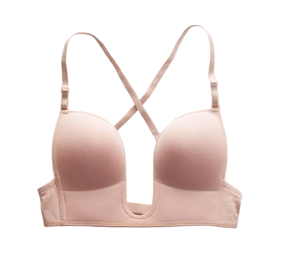 Deep V and open back bra - Atelier Calliste