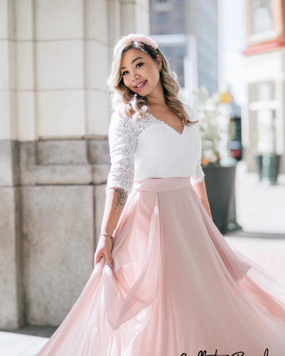 Woods Nymph wedding skirt - Atelier Calliste