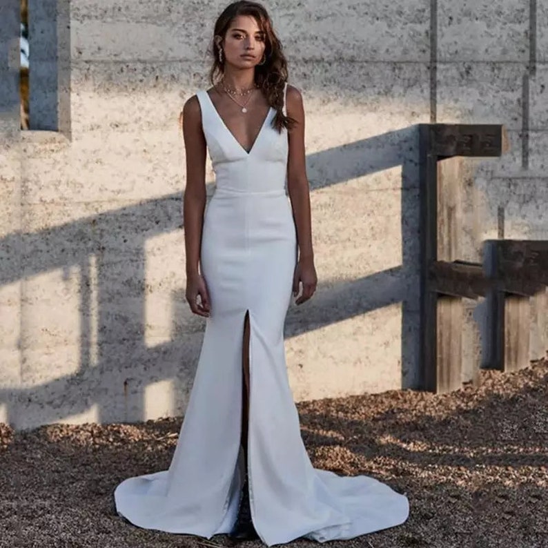 MINIMAL MERMAID Calliste Wedding dress - Atelier Calliste