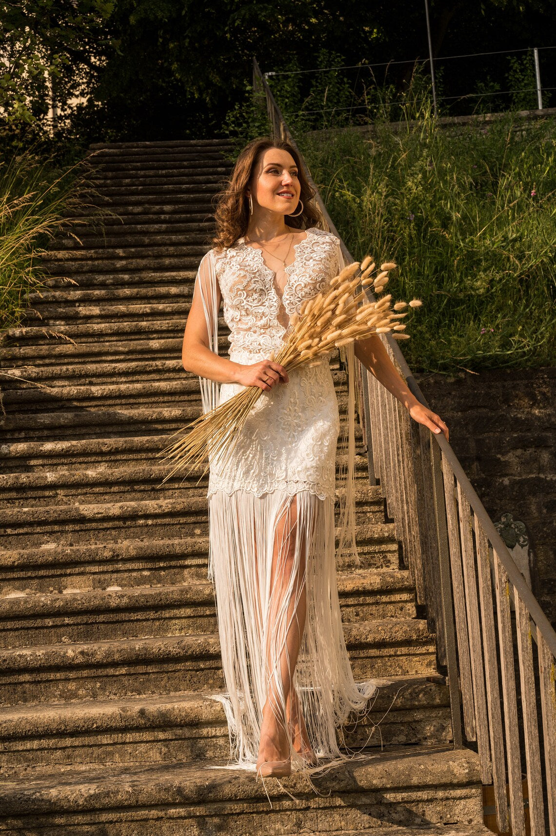 PALACE Lace & Fringle dress - Atelier Calliste