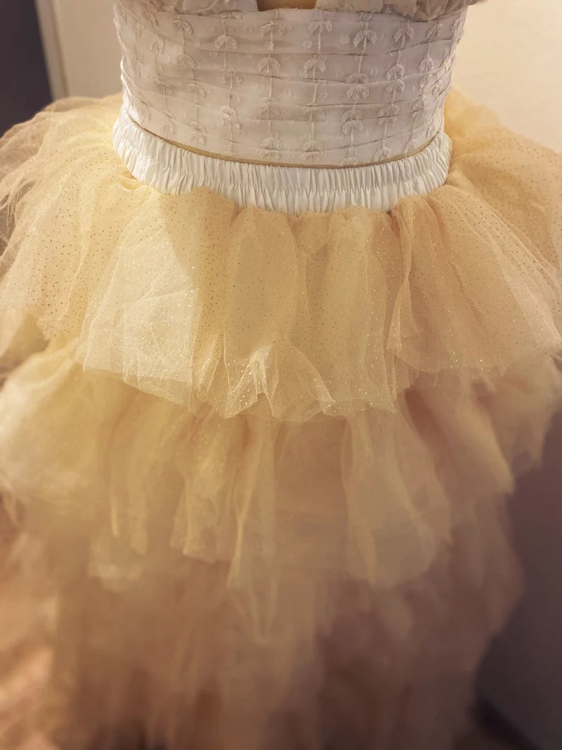 SEXY SWAN ruffle dress - Atelier Calliste