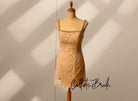PINK ROSE beaded dress - Atelier Calliste