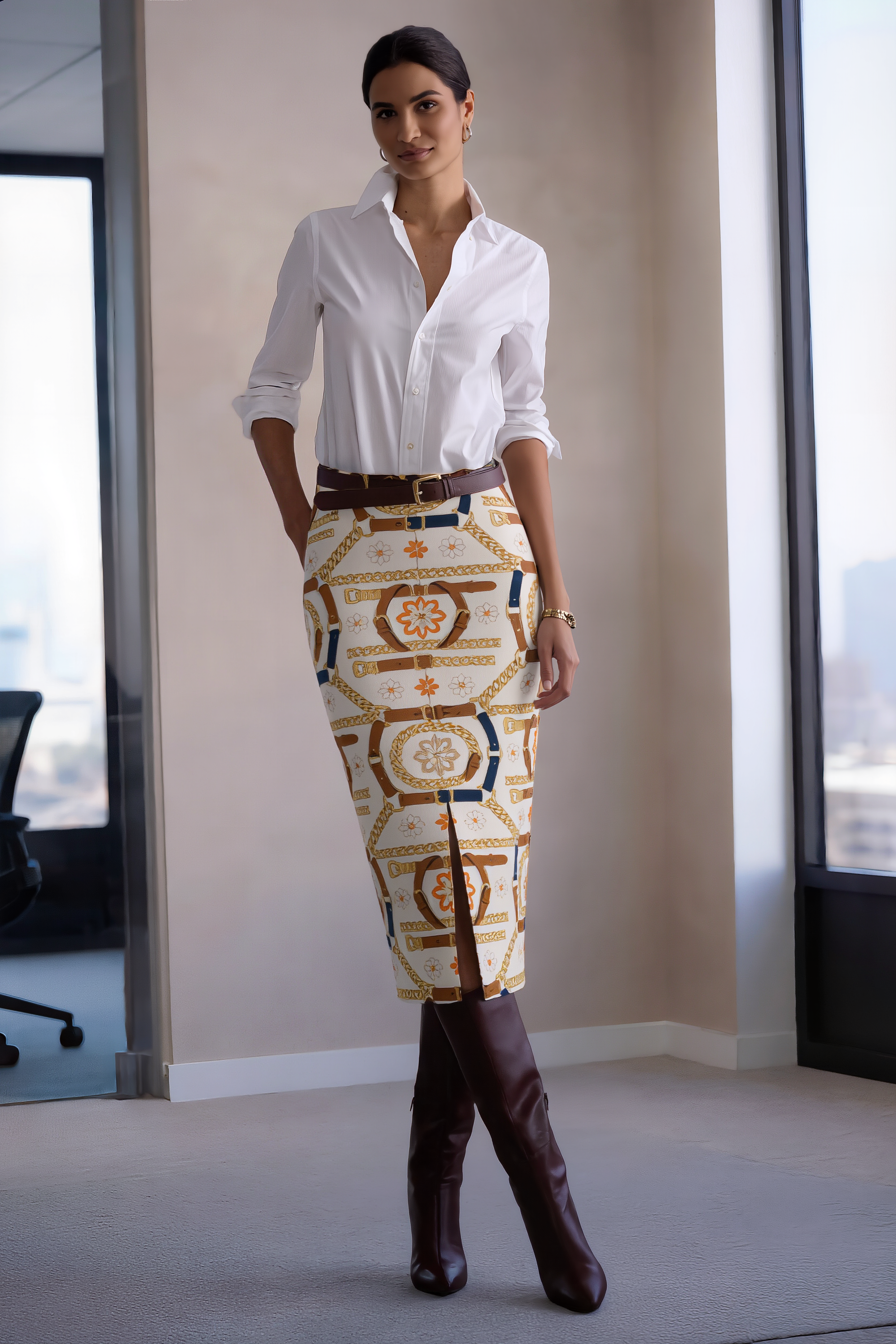 Petra Kara Limited "Revolution Edition" 100% Silk Twilly Scarf flower - Atelier Calliste