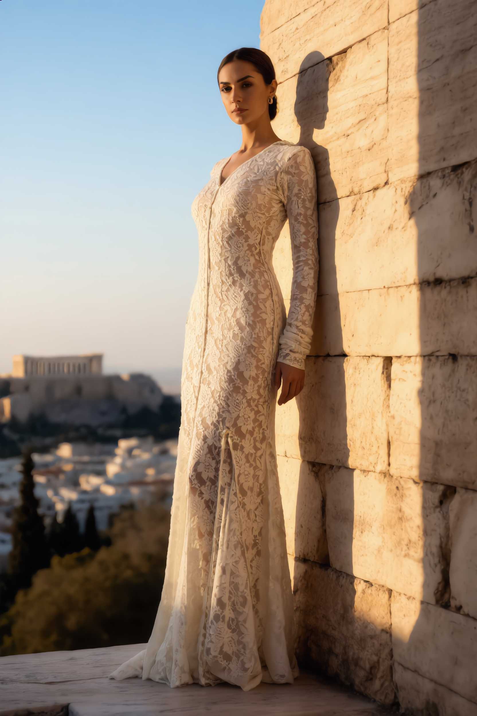 Elysian Grace Lace Wedding Dress - Atelier Calliste