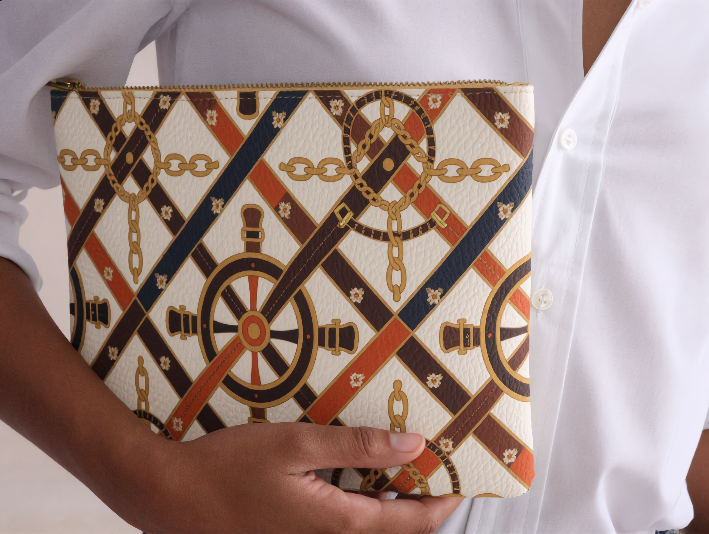 Petra Kara Limited "Revolution Edition" 100% Silk Twilly Navy - Atelier Calliste