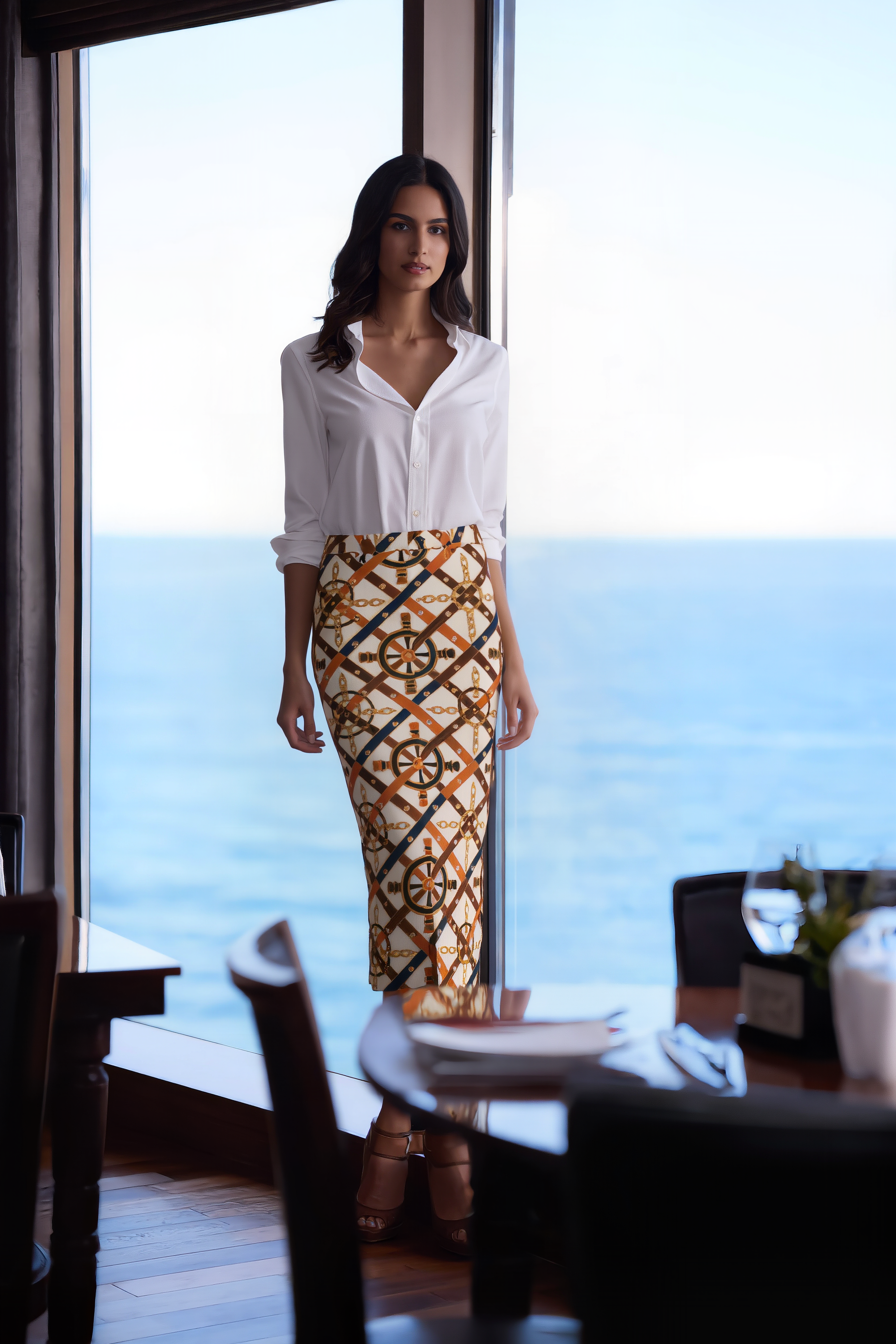 Petra Kara Limited "Revolution Edition" 100% Silk Twilly Navy - Atelier Calliste