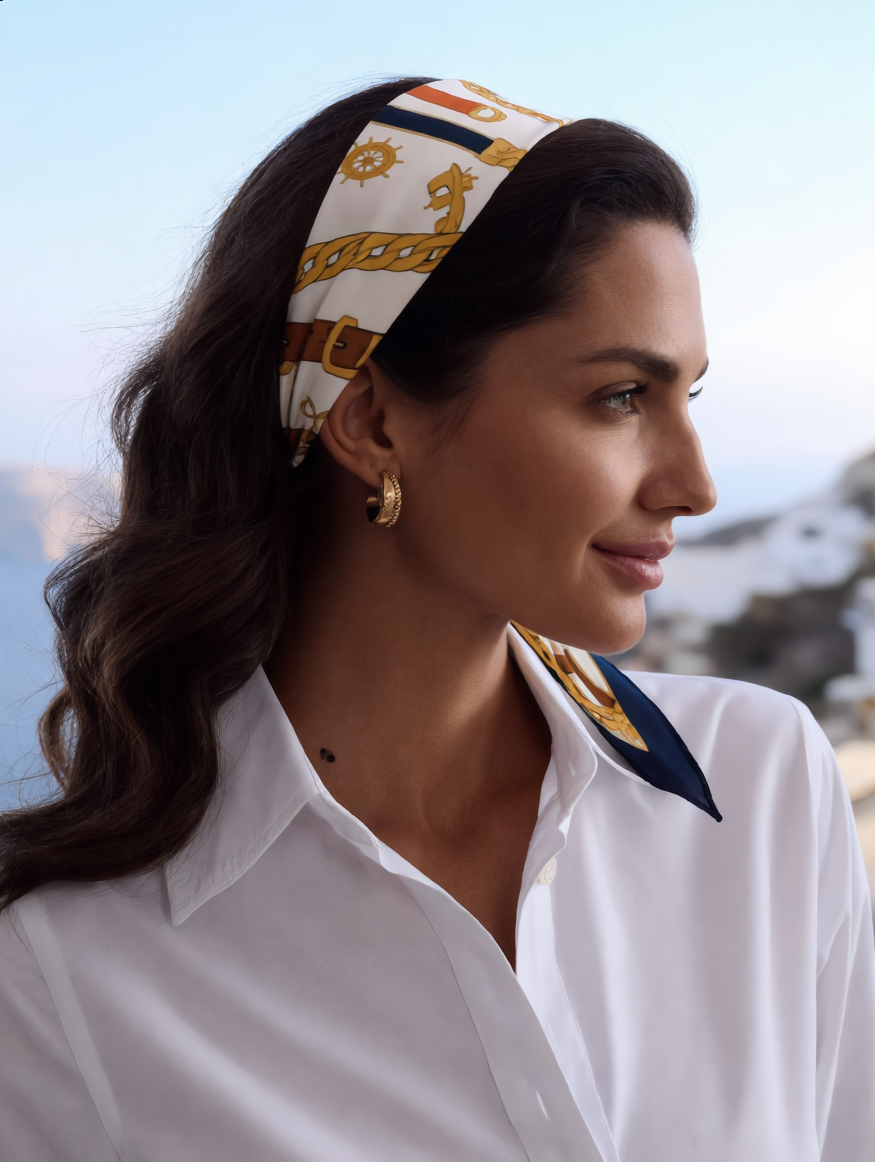 Petra Kara Limited "Revolution Edition" 100% Silk Twilly Navy - Atelier Calliste