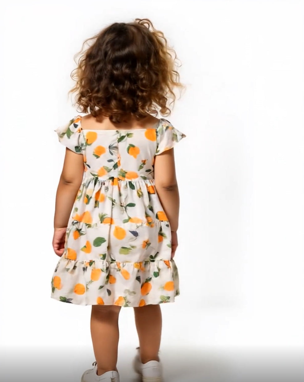 MUM & DAUGHTER Girl ORANGES - Atelier Calliste